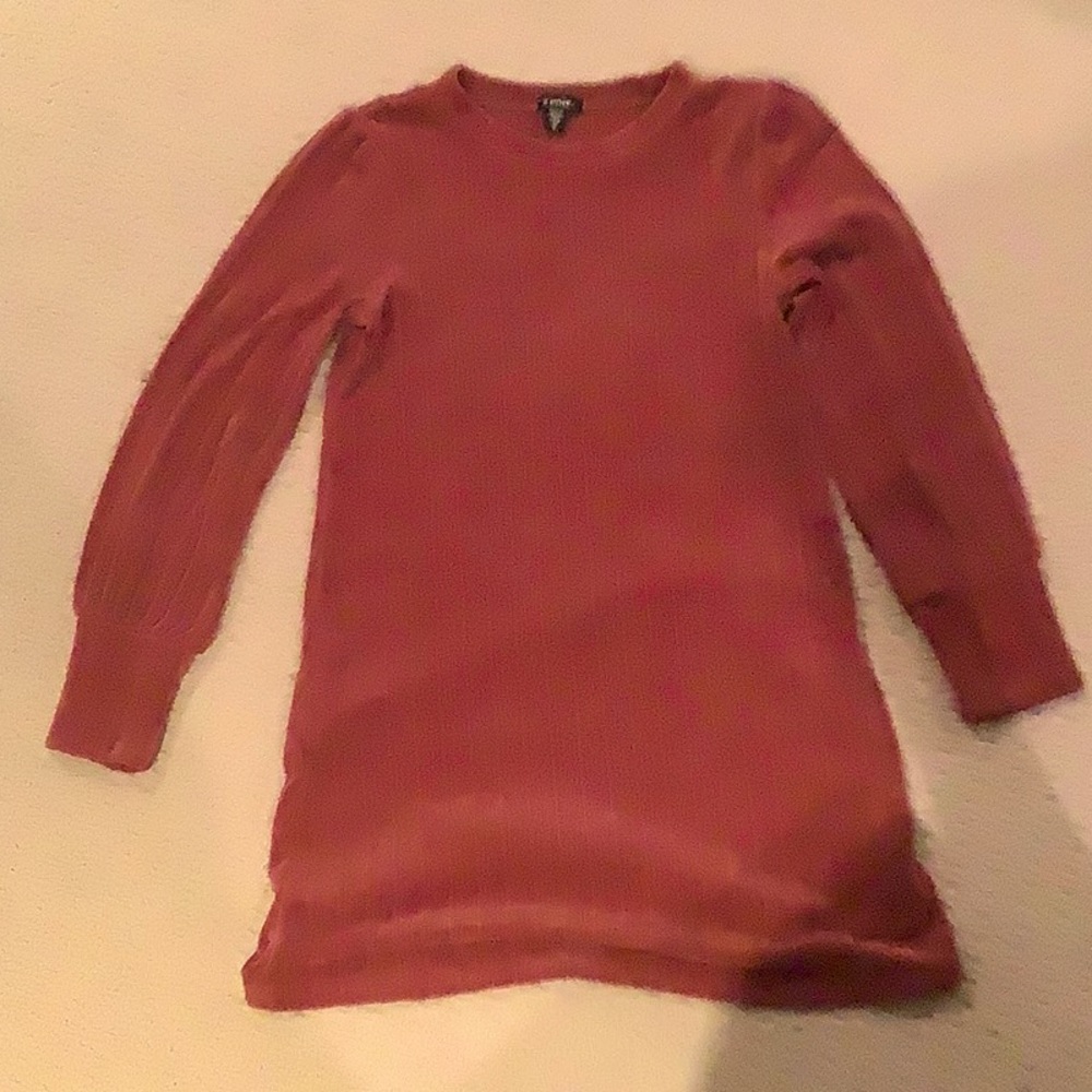 Zunie red sweater dress